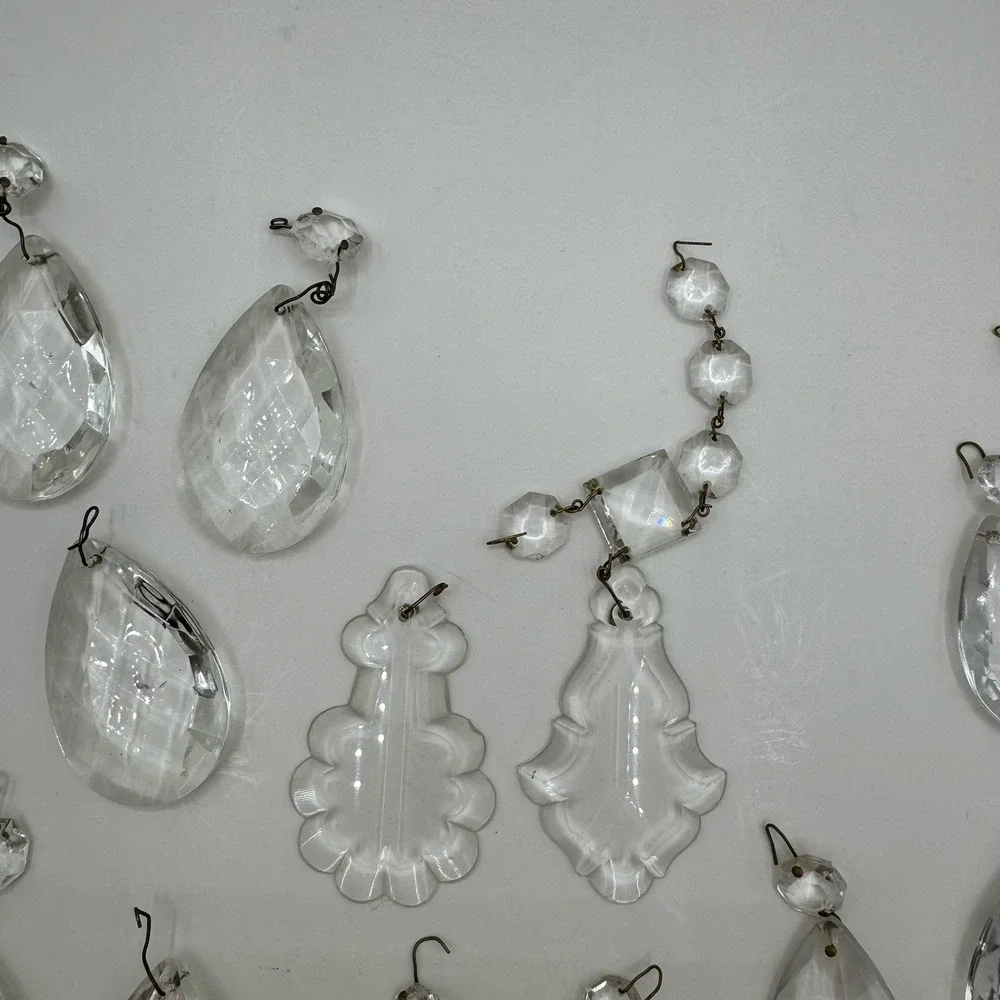 LOT OF 19 Vintage Glass FRENCH PENDALOGUE 2